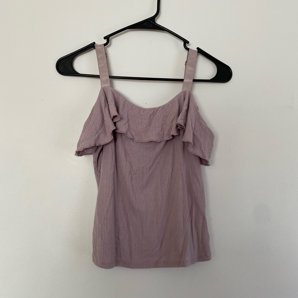 Lavender Ruffle Top from Garage. - Picture 4 of 5